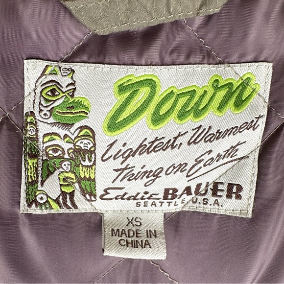 Eddie Bauer Quilted Down Puffer Jacket Lightest Warmest Thing on Earth Outdoor - Picture 5 of 11